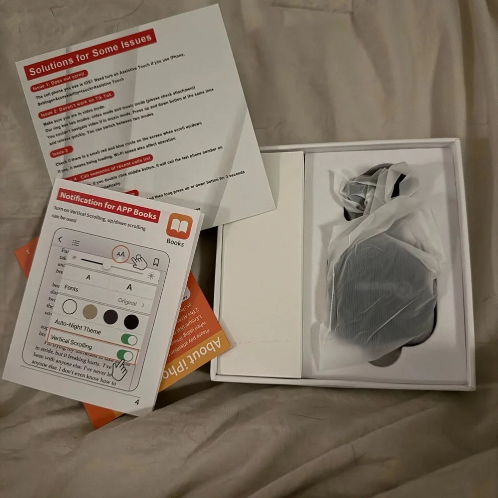 D01 Pro Short Video & Music Remote Controller - White